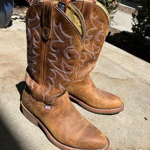 Ariat Double-H Men’s Dylan 12-inch western, soft toe boots US sz US Men’s 8